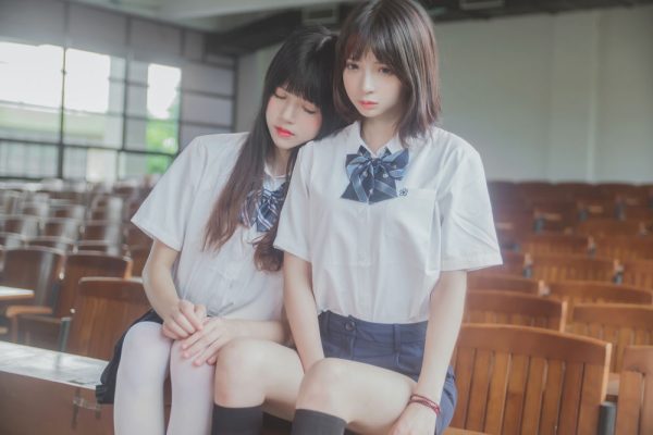No.001-JK百合1 – 桜桃喵&疯猫ss [43P]-慕色阁