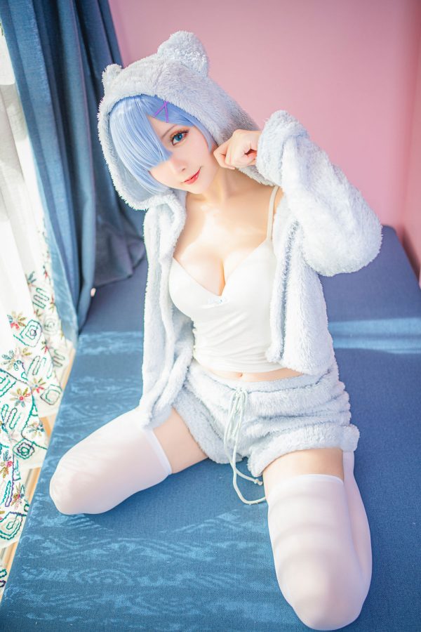 No.056-蕾姆猫娘睡衣 [14P]-慕色阁