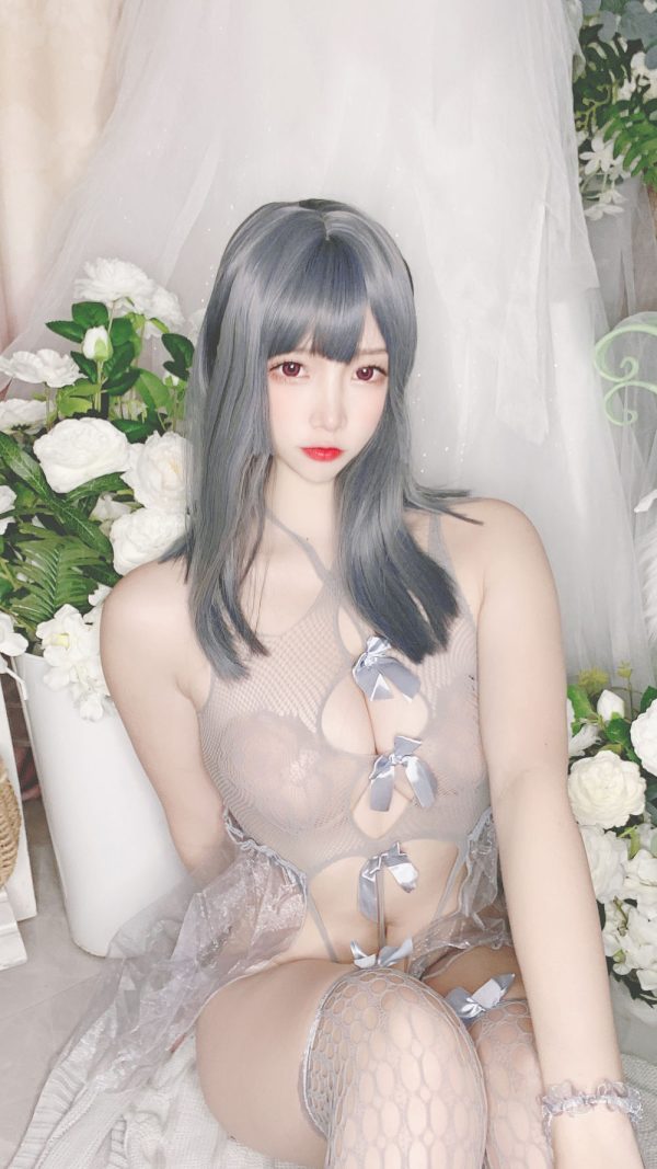 No.080-私房自拍蓝色网状比基尼 [38P]-慕色阁