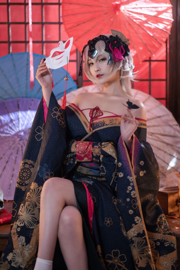 No.006-黑贞花魁 [35P]-慕色阁
