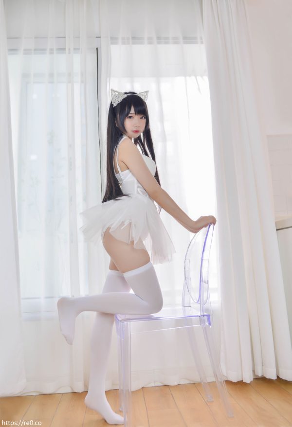 No.010-猫系少女白猫 [31P]-慕色阁