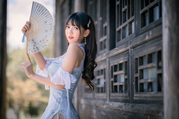 No.009-蓝色旗袍 [24P]-慕色阁