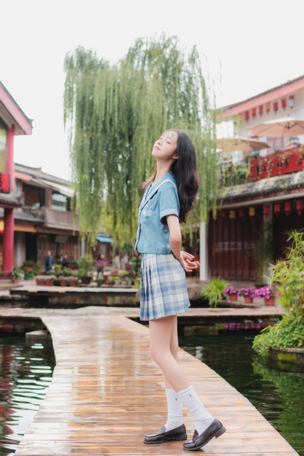 No.008-丽江写真JK户外成片 [44P]-慕色阁