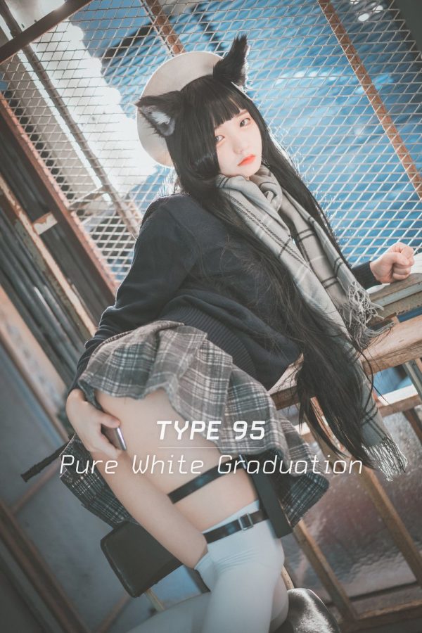 No.021-[DJAWA] Type95 Pure White Graduation (Girls Frontline) [33P]-慕色阁