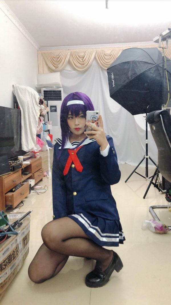 No.012-学姐校服自拍 [26P]-慕色阁