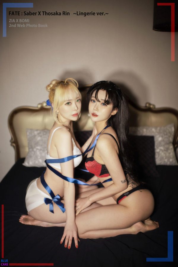 No.016-[BLUECAKE] Fate Saber x Thosaka Rin Lingerie ver(Bomi&Zia) [128P]-慕色阁