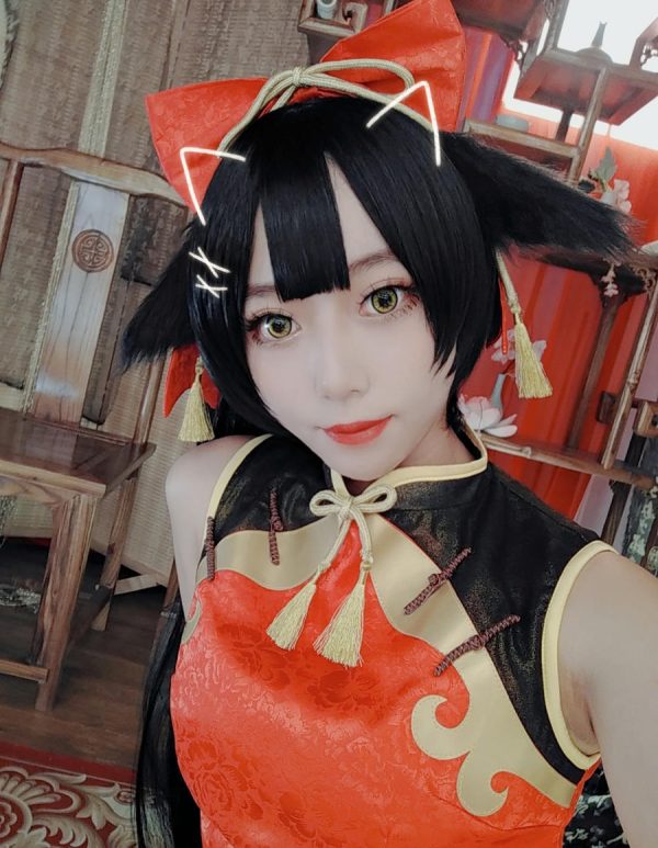 No.015-高雄红旗袍 [15P]-慕色阁