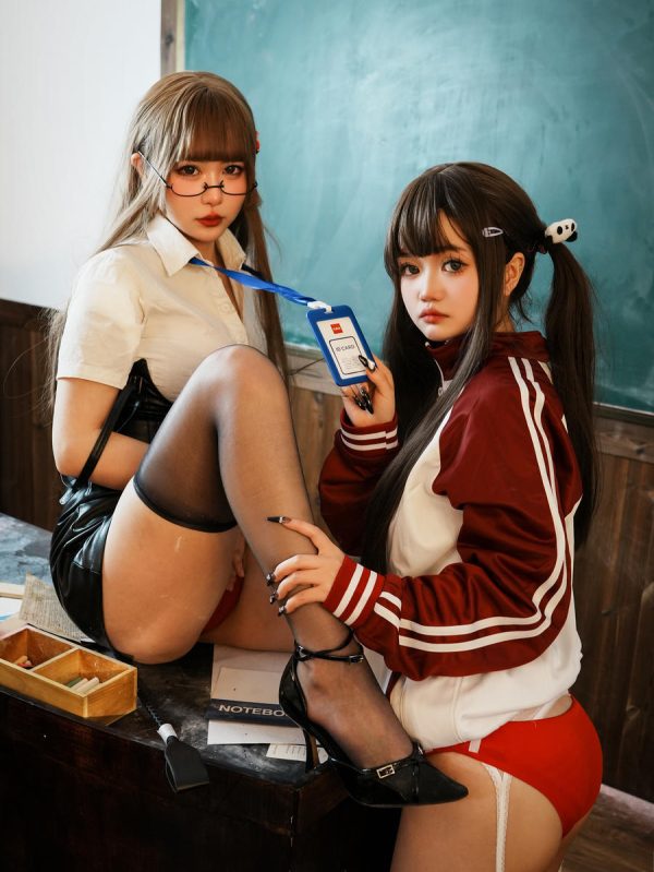 No.017-双马尾学生与老师 [41P 1V]-慕色阁