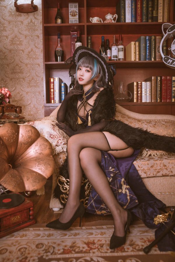 No.003-柴郡旗袍 音乐绚烂CaitSith [20P]-慕色阁