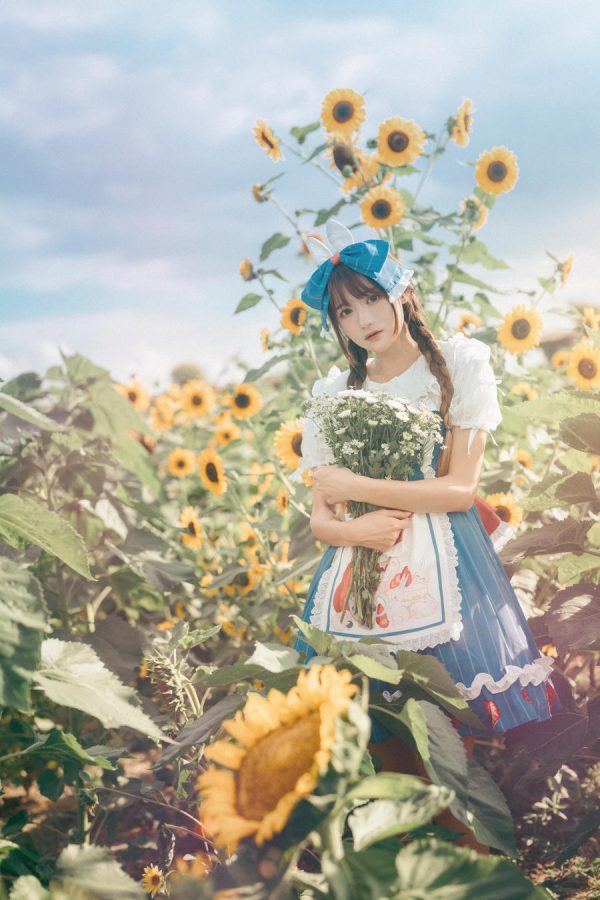 No.092-甜甜向日葵女孩 [31P]-慕色阁