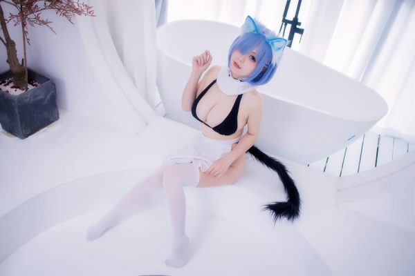 No.009-蕾姆女仆泳装 [47P]-慕色阁