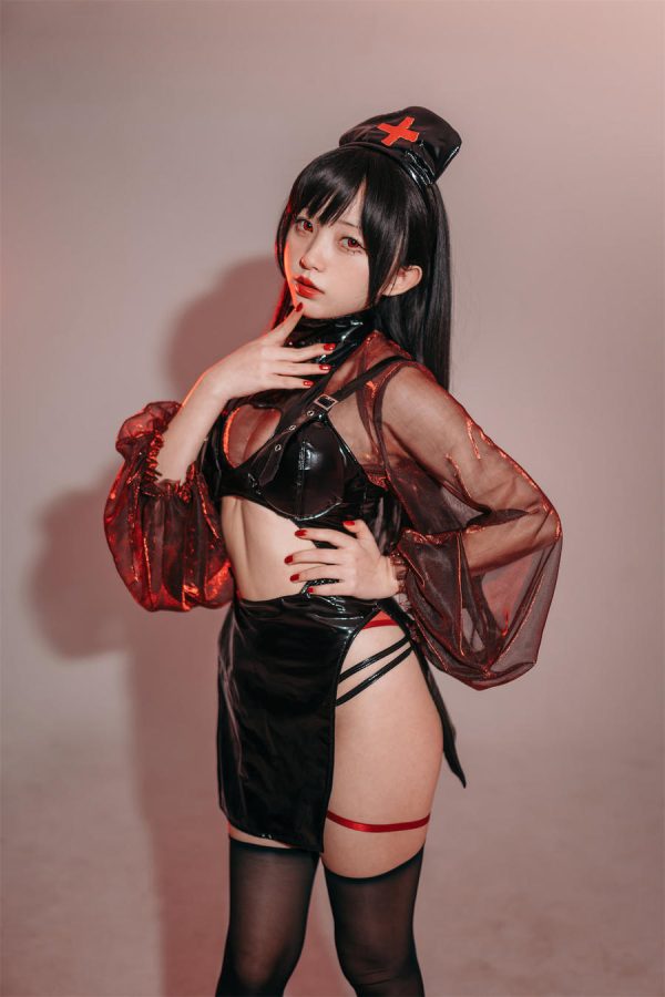 No.021 – 猩红护士 [77P]-慕色阁