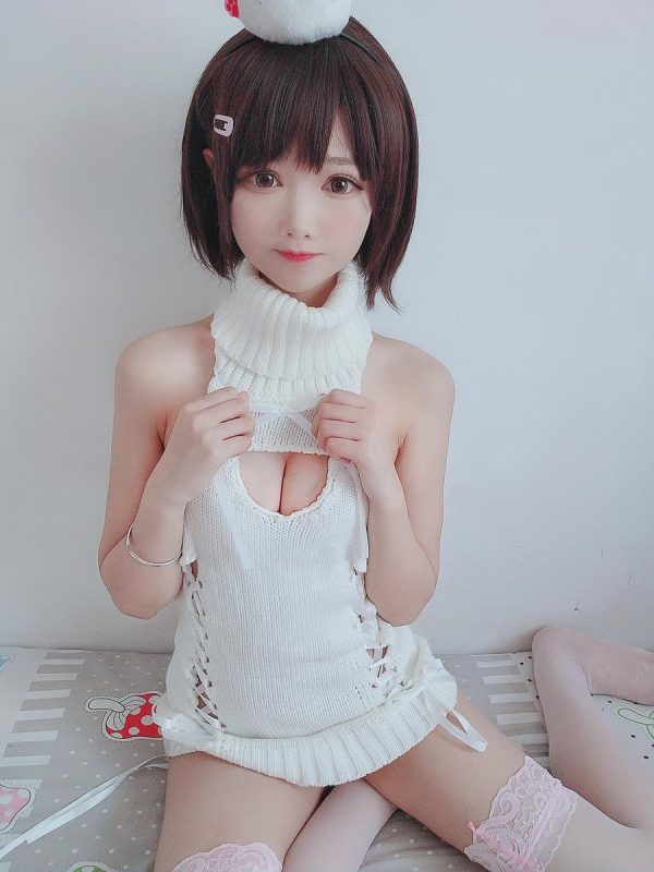 No.070 – 白色毛衣写真 [112P 4V]-慕色阁