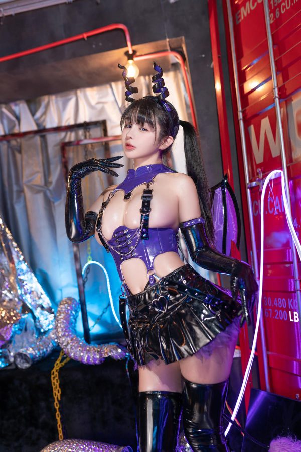No.090 – 赛博小恶魔 [85P]-慕色阁