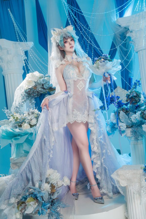 No.094 – 碧蓝航线 柴郡婚纱 [48P]-慕色阁