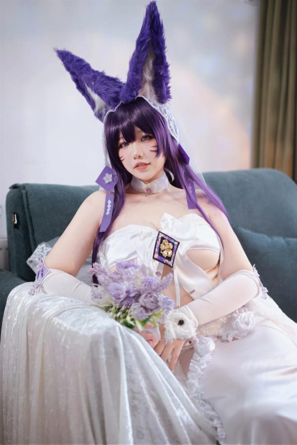 No.076 – 碧蓝航线 武藏 婚纱 [75P]-慕色阁